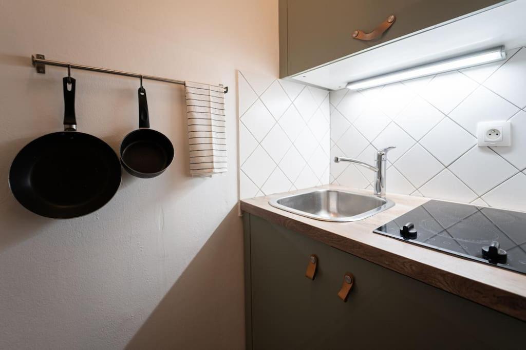 Mini Studio In Masaryk Quarter - Brno Leilighet Eksteriør bilde